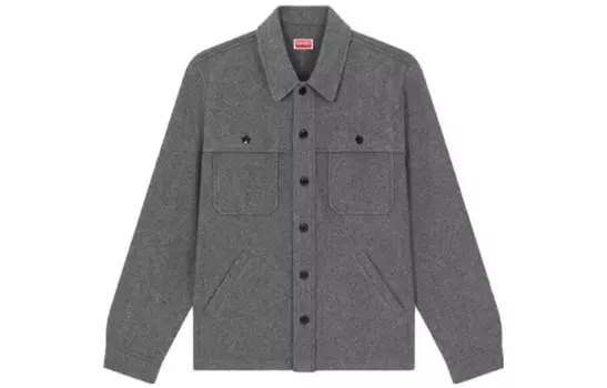 Куртка мужская Лаймово-серая Kenzo, серый