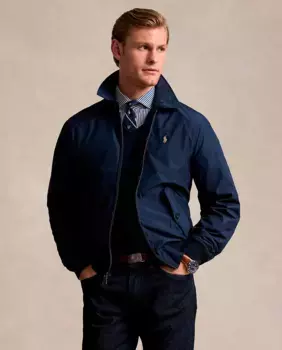 Куртка мужская легкая водоотталкивающая Polo Ralph Lauren, тёмно-синий