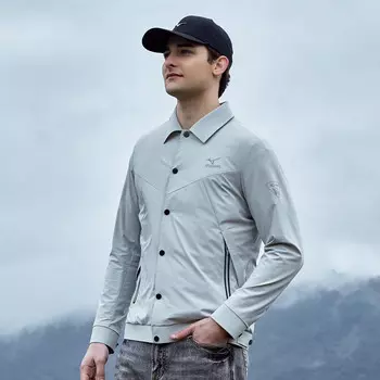 Куртка мужская Mizuno, темно-синий