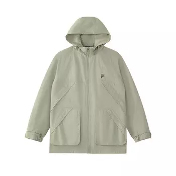 Куртка мужская монгольская зеленый серый Fila Fusion