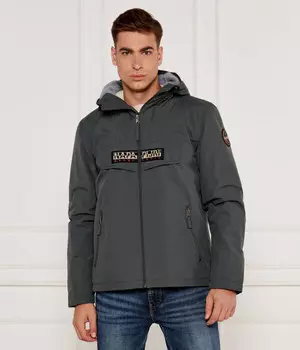 Куртка мужская Napapijri с карманами и капюшоном, зеленый