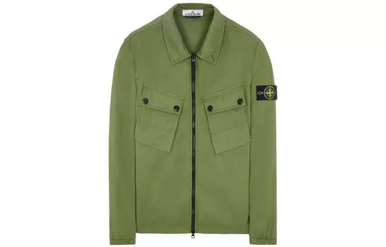 Куртка мужская оливково-зеленая Stone Island, оливково-зеленый