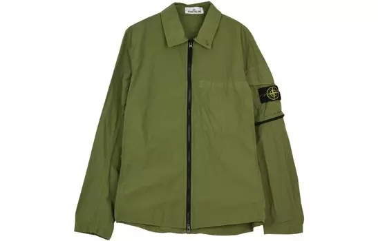 Куртка мужская оливково-зеленая Stone Island, оливково-зеленый