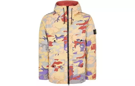 Куртка мужская оранжевая Stone Island, оранжевый