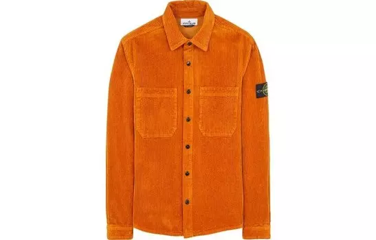 Куртка мужская оранжевая Stone Island, оранжевый