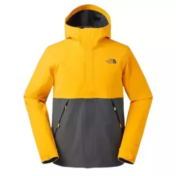 Куртка мужская оранжево-серая The North Face, оранжевый/серый