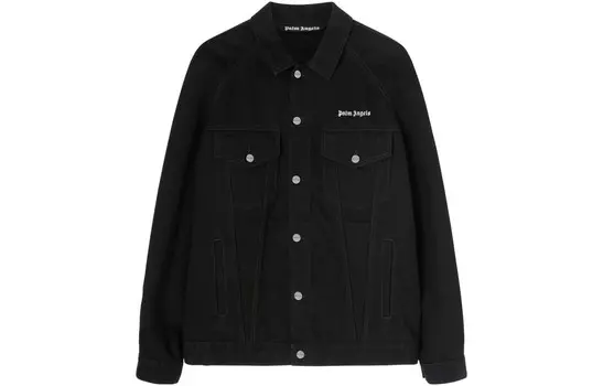 Куртка мужская Palm Angels с вышитым логотипом, черный