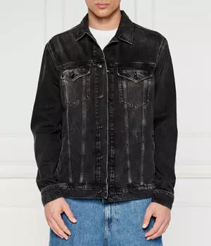 Куртка мужская Pepe Jeans London джинсовая свободной посадки, черный