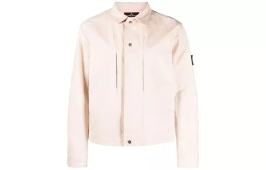 Куртка мужская розовая Stone Island, светло-розовый