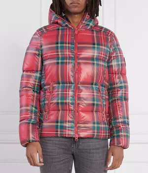 Куртка мужская Save The Duck в клетку, красный