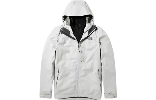 Куртка мужская серая/белая The North Face, серый