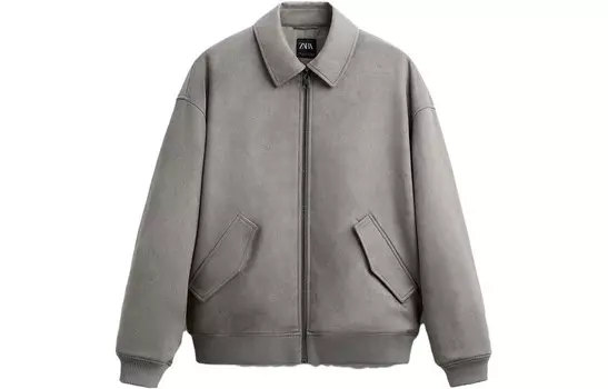 Куртка мужская серая Zara, серый