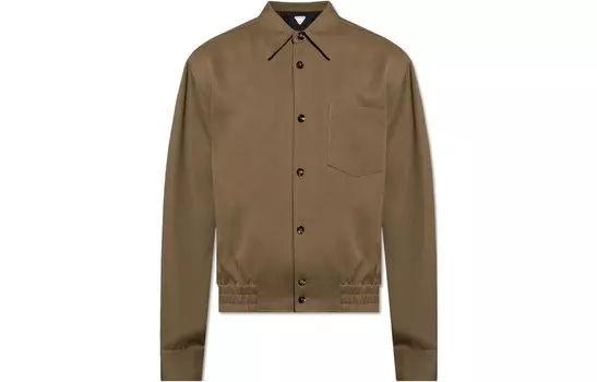 Куртка мужская серо-коричневая Bottega Veneta, коричневый