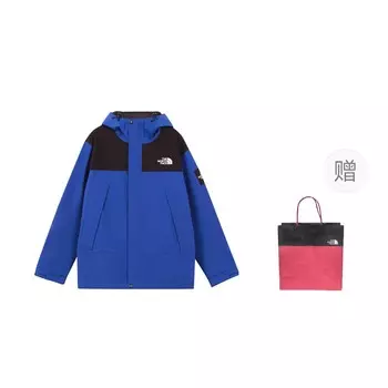 Куртка мужская синий + подарочный пакет The North Face