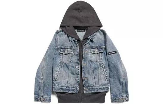 Куртка мужская синяя Balenciaga, синий