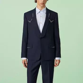 Куртка мужская синяя Gucci, синий