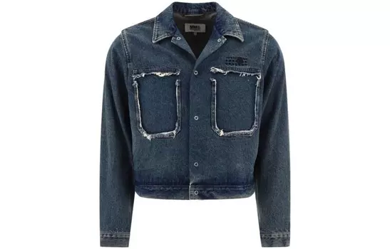Куртка мужская синяя Mm6 Maison Margiela, синий
