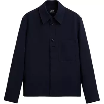 Куртка мужская синяя Zara, синий