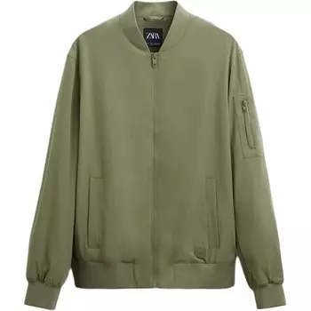 Куртка мужская светло-хаки Zara, хаки