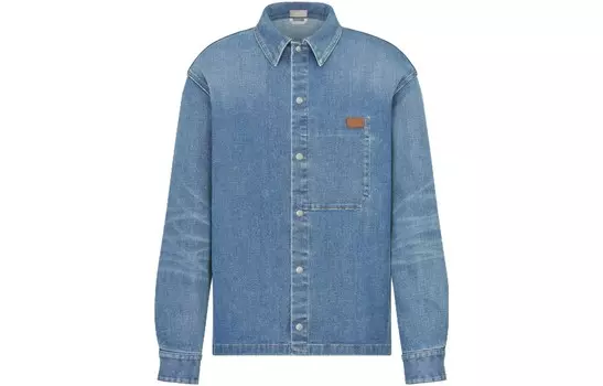 Куртка мужская светло-синяя Dior, светло-голубой