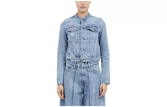 Куртка мужская светло-синяя Mm6 Maison Margiela, светло-голубой