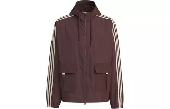 Куртка мужская темно-коричневая Adidas Originals, коричневый