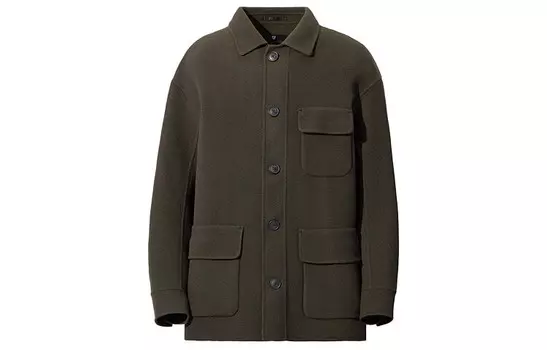 Мужская куртка-рубашка UNIQLO +J Oversized, 08 темно-серый