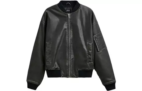 Куртка мужская темно-серо-коричневая Zara, коричневый