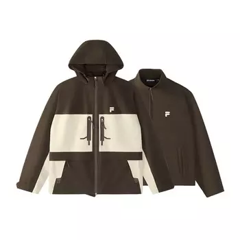 Куртка мужская темно-серо-коричневый Fila Fusion
