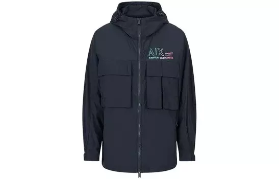 Куртка мужская темно-синяя Armani Exchange, темно-синий