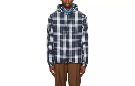 Куртка мужская темно-синяя Burberry, темно-синий