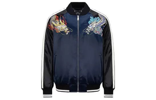 Куртка мужская темно-синяя Evisu, темно-синий