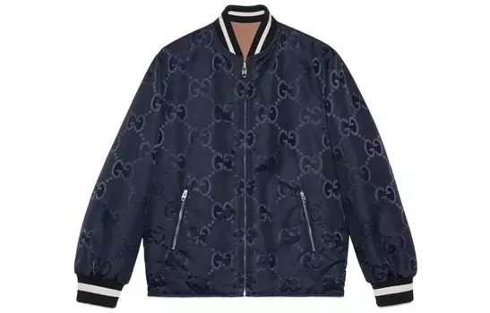 Куртка мужская темно-синяя Gucci, темно-синий