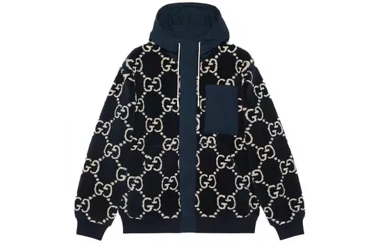 Куртка мужская темно-синяя Gucci, темно-синий