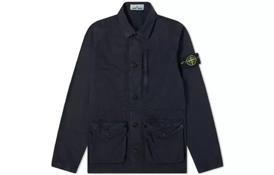 Куртка мужская темно-синяя Stone Island, синий