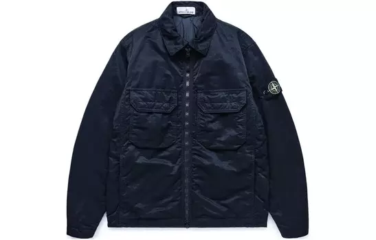 Куртка мужская темно-синяя Stone Island, синий
