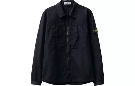 Куртка мужская темно-синяя Stone Island, синий