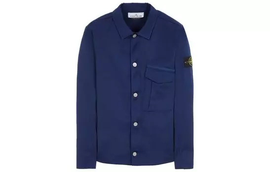 Куртка мужская темно-синяя Stone Island, темно-синий