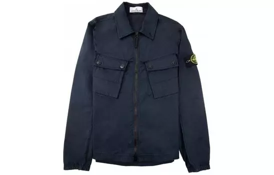 Куртка мужская темно-синяя Stone Island, темно-синий