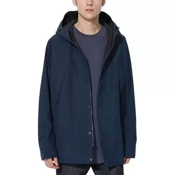 Куртка унисекс черная Uniqlo, 69 темно-синий