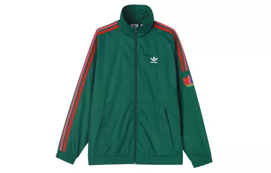Куртка мужская темно-зеленая Adidas Originals, темно-зеленый