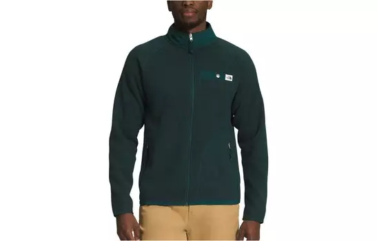 Куртка мужская темно-зеленая The North Face, темно-зеленый