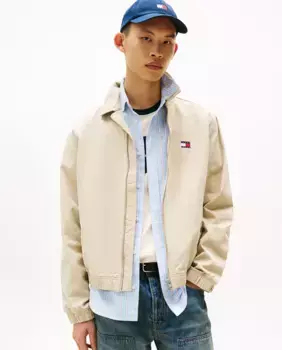 Куртка мужская типа бомбер регулярного кроя Tommy Jeans, бежевый