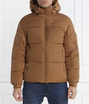 Куртка мужская Tommy Hilfiger с капюшоном, коричневый