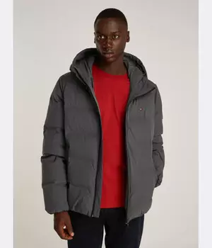 Куртка мужская Tommy Hilfiger с капюшоном, серый