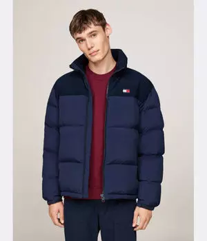Куртка мужская Tommy Jeans Аляска утепленная с воротником-стойкой, синий