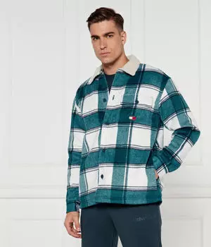 Куртка мужская Tommy Jeans в клетку, синий