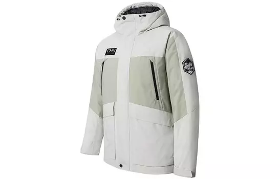 Куртка мужская тренировочная коллекция Variety Grass Winter Grey/Peace Gray-green Anta, зеленый