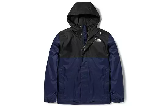 Куртка мужская уличная черная/синяя The North Face, черный/синий