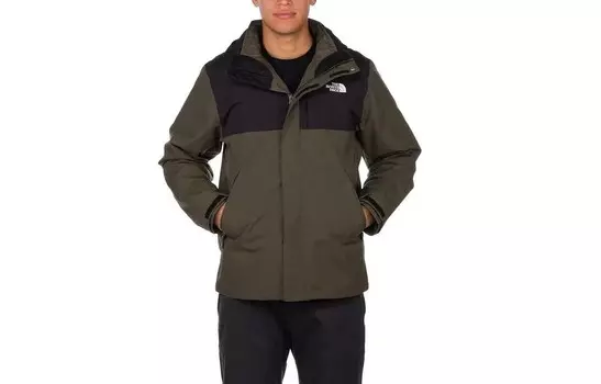 Куртка мужская уличная новая серо-зеленая The North Face, серо-зеленый